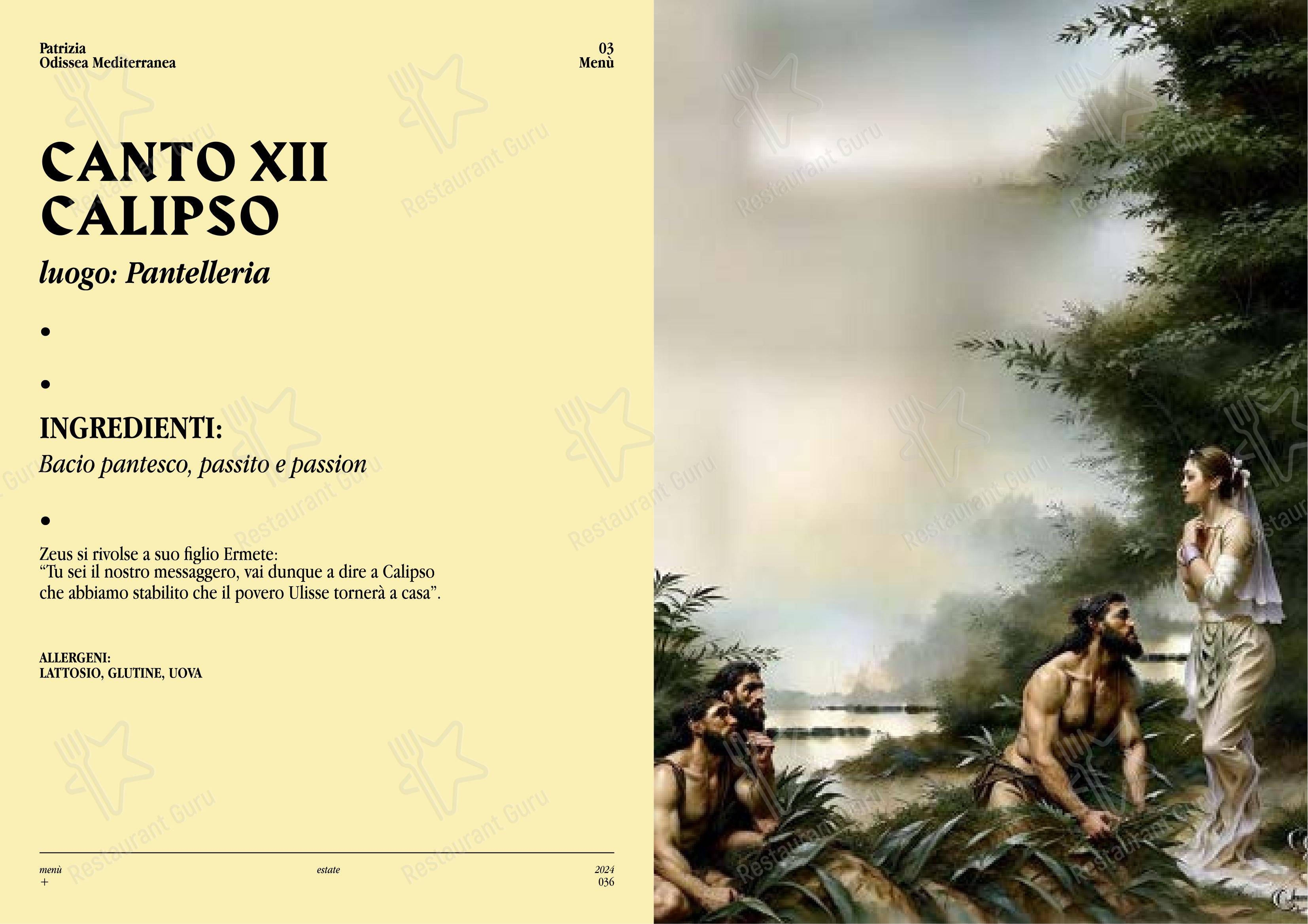 菜单 per Patrizia ristorante