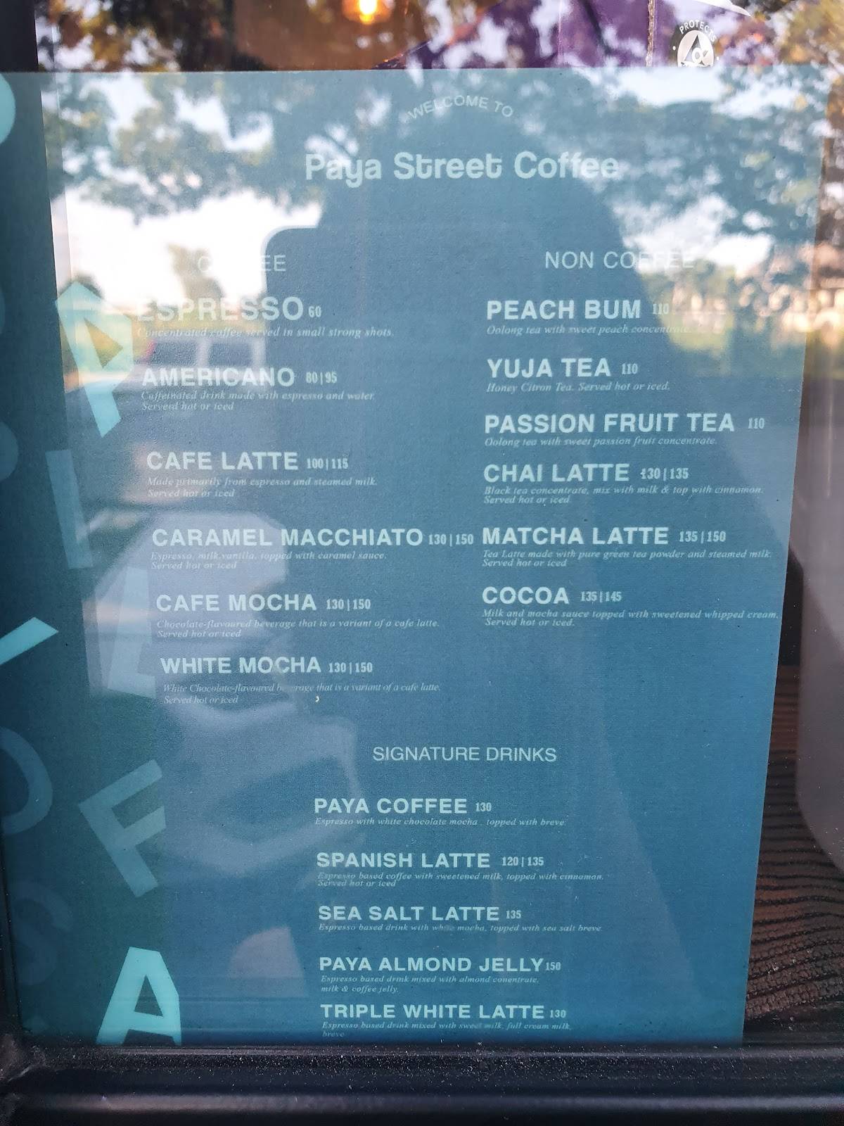 Menu At Paya Street Coffee, San Fernando