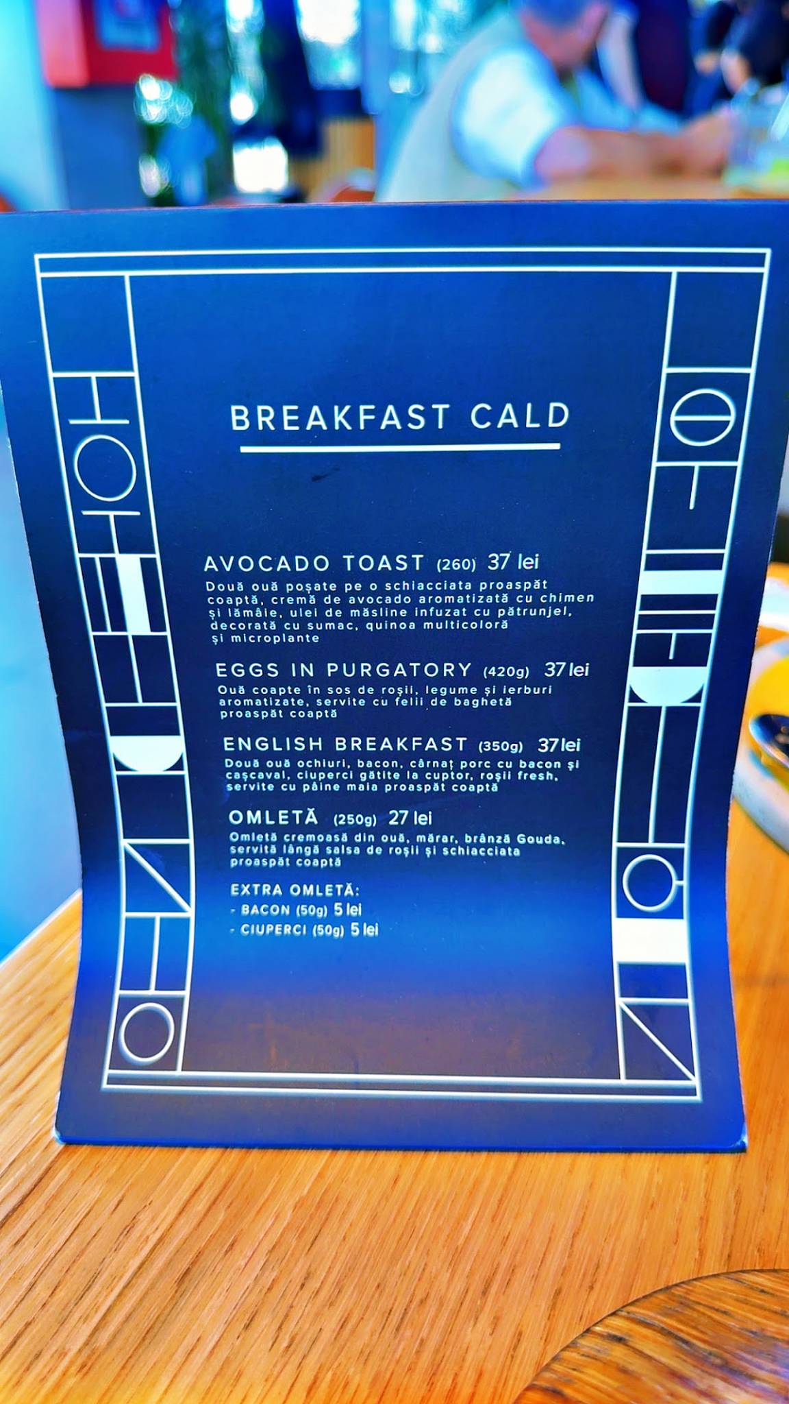 Menu de Piaţa9
