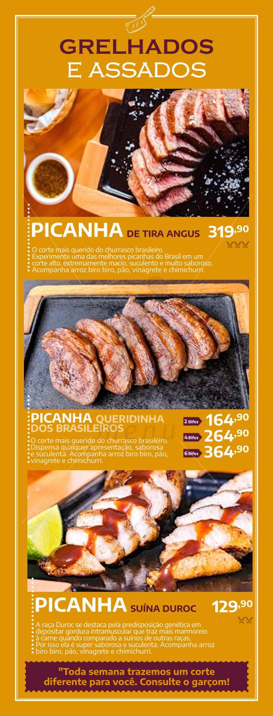 Picanharia dos Amigos - Campo Belo cardápio