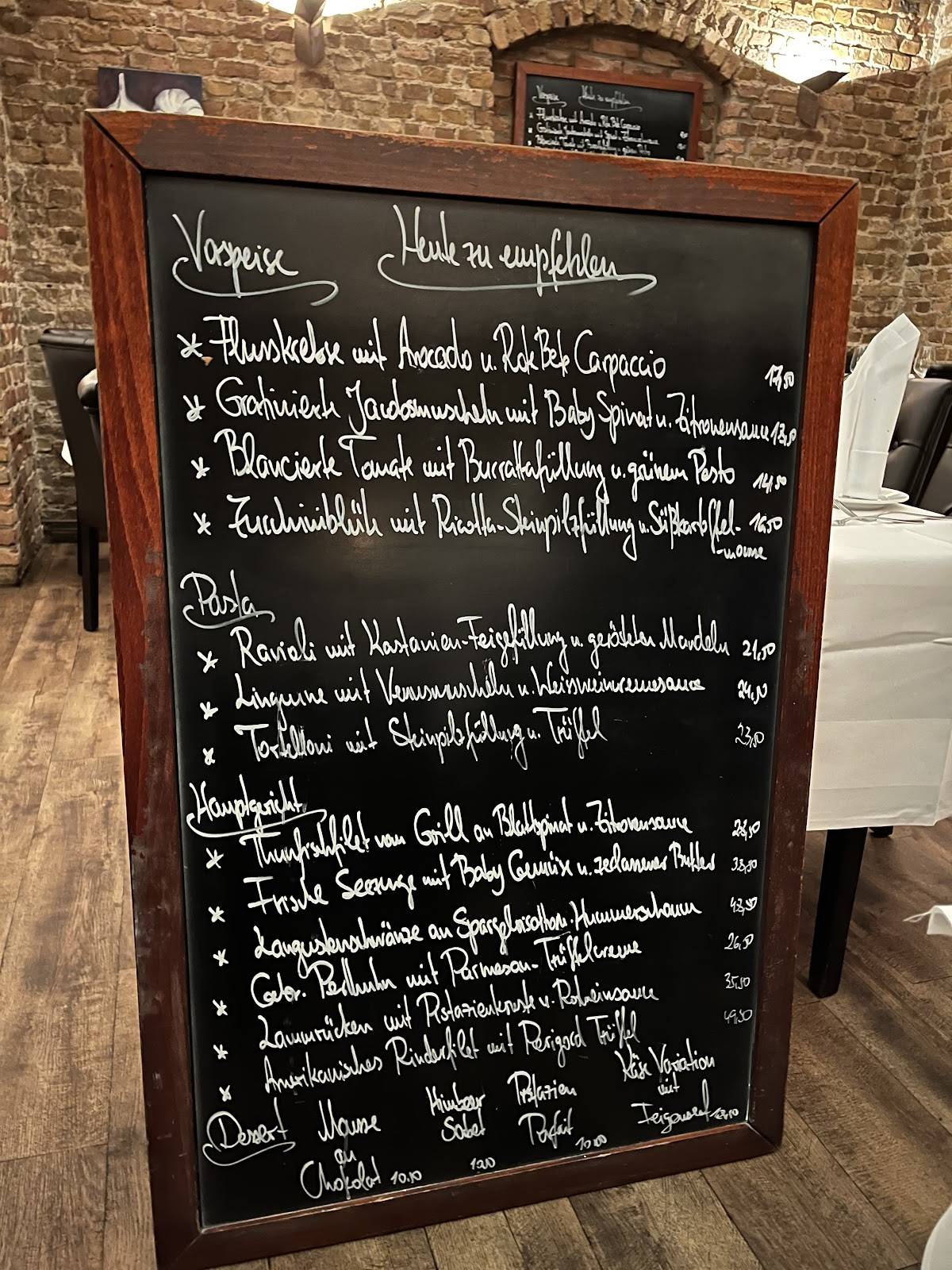 Menu de Pino Restaurant