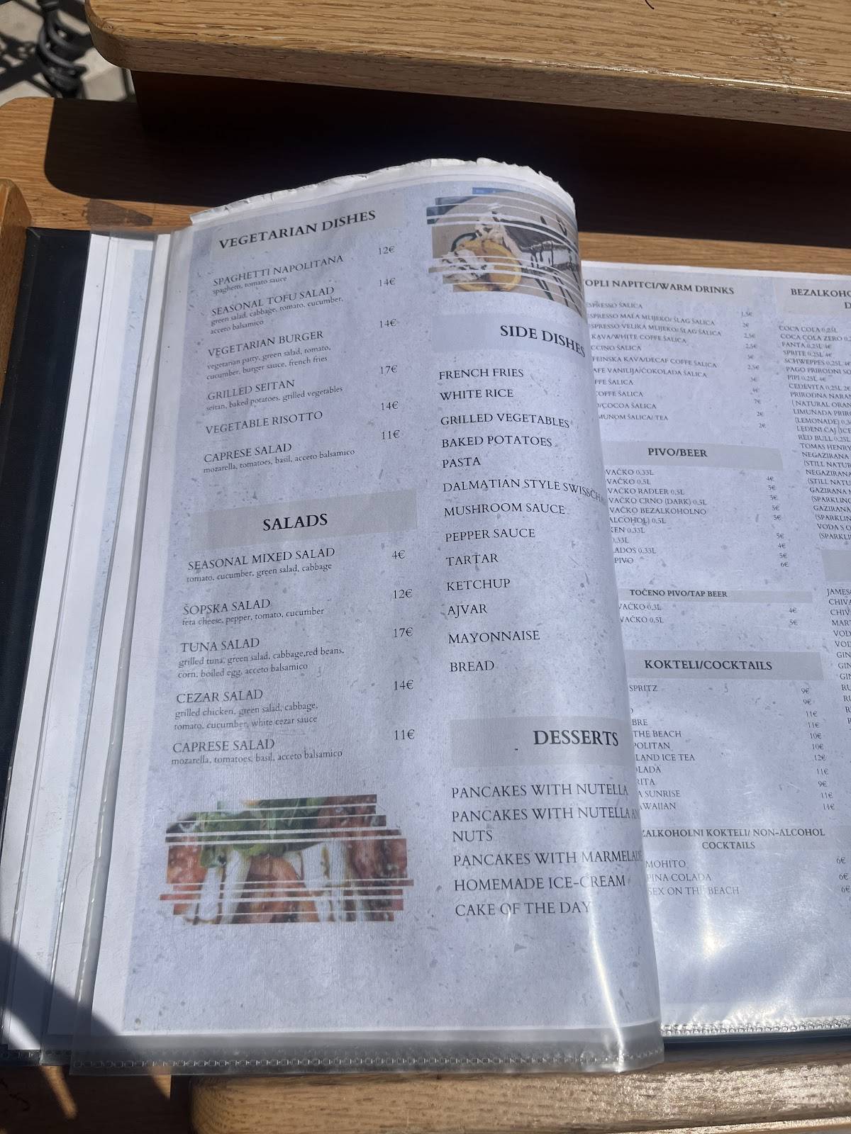 Menu di Pirates Kitchen 