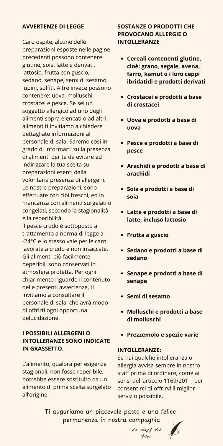Menu di Pivo 