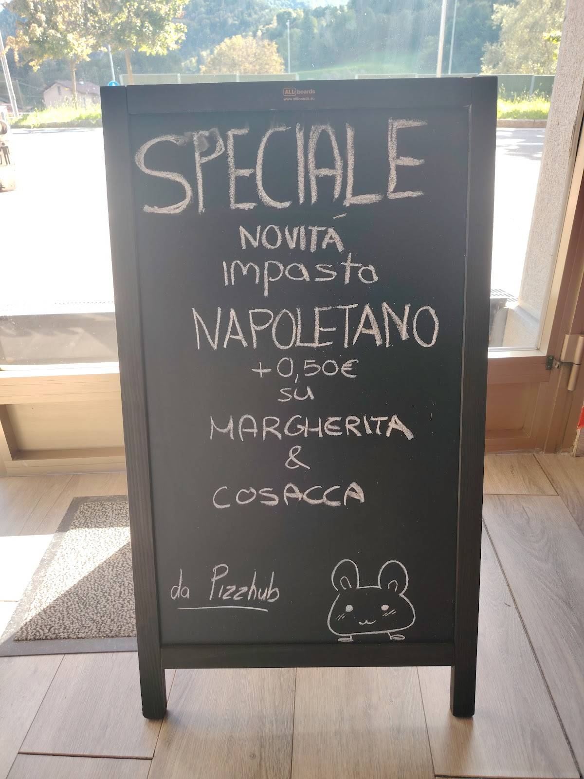 Menu di PizzHub 