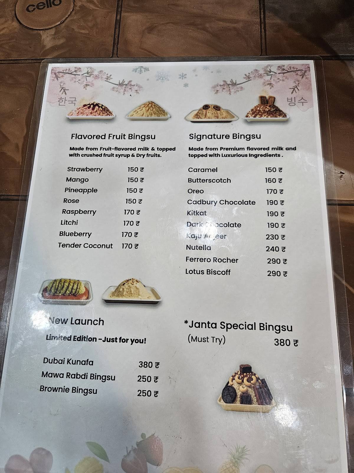 Pizza Da Dhaba Cafe menu