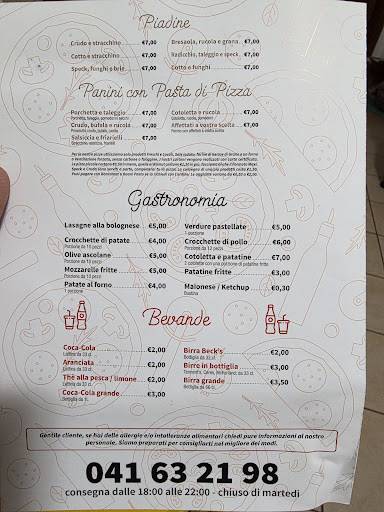 Menu di Pizza Express Mania 