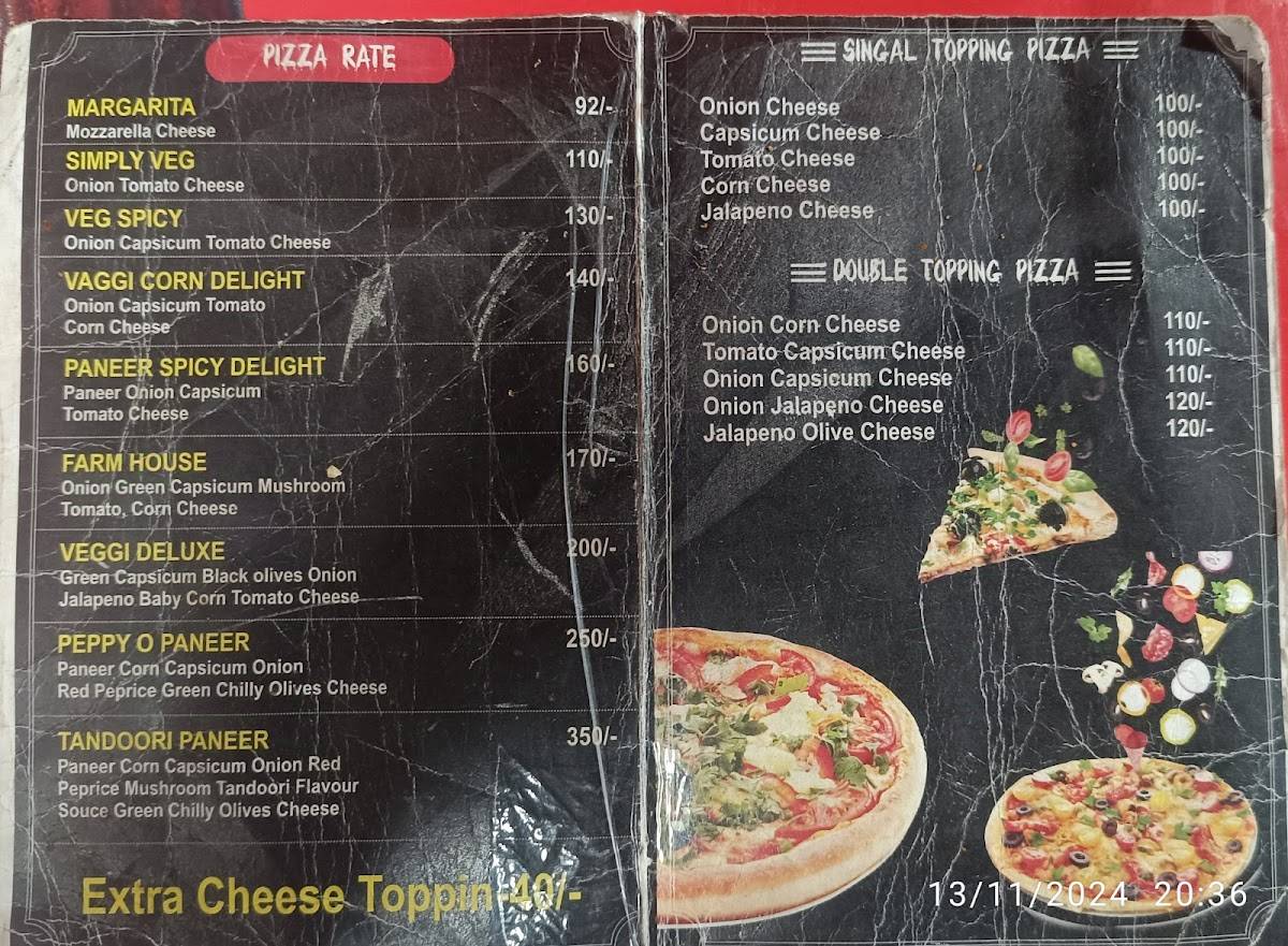 Pizza House menu