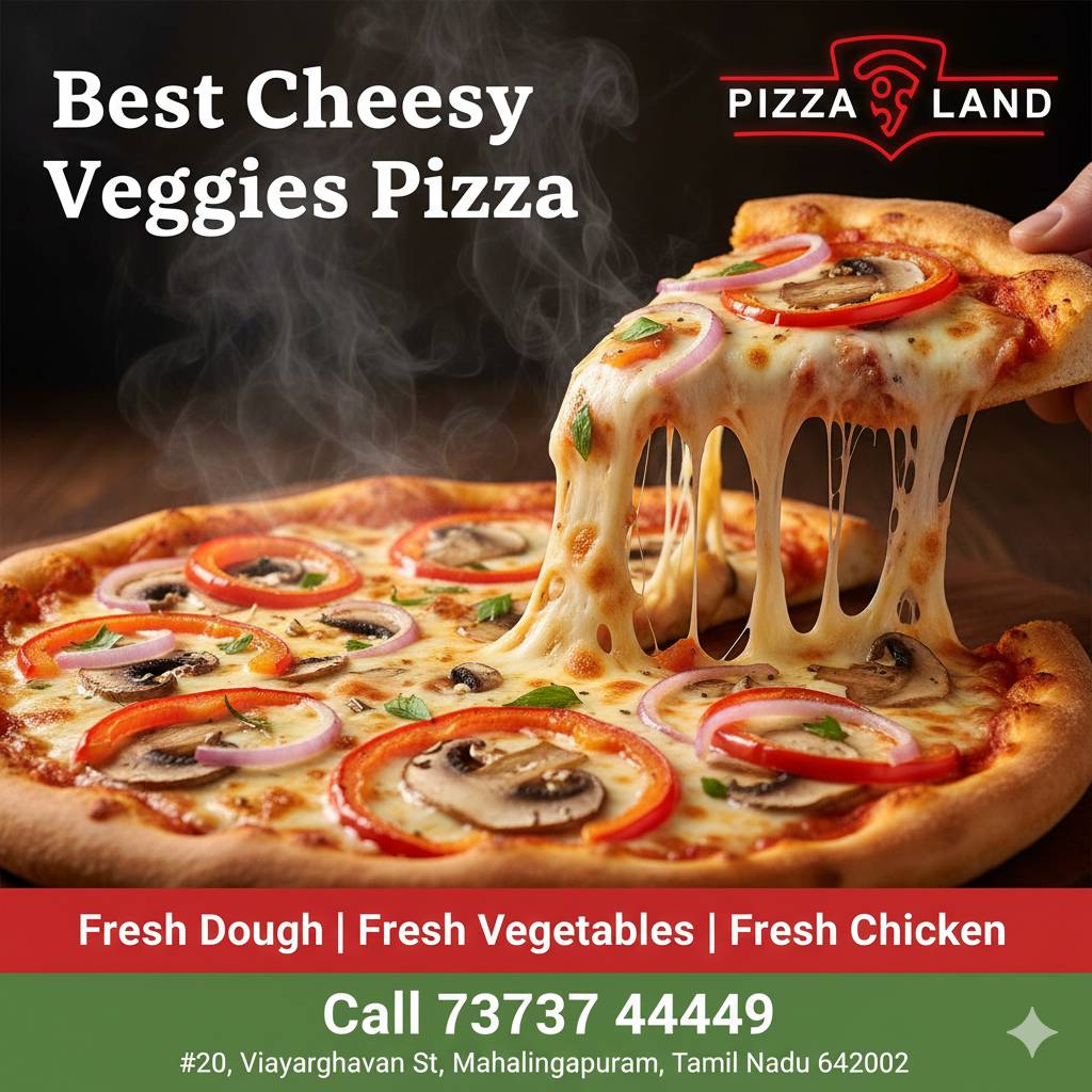 Pizza Land menu