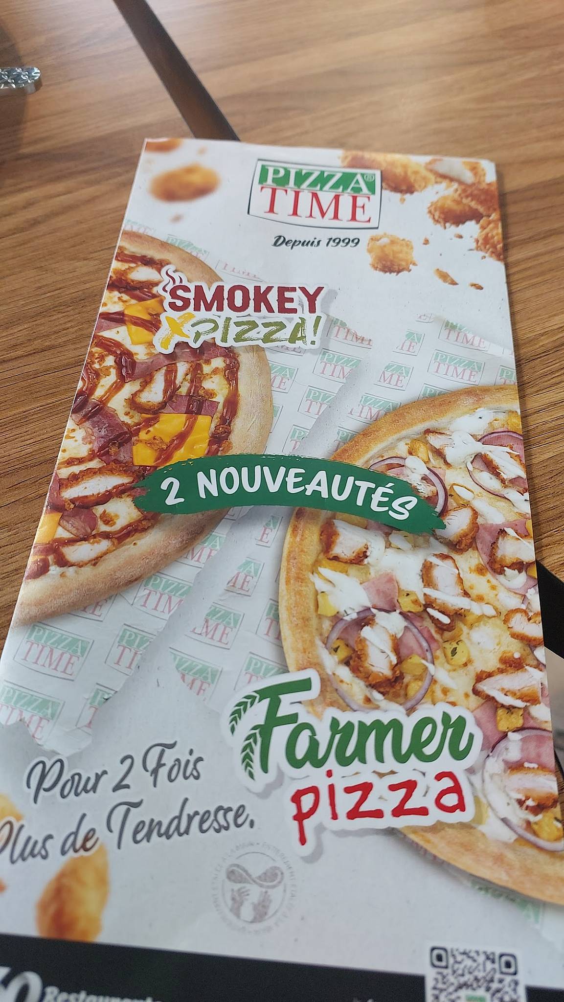 Menu de Pizza Time Ris-Orangis