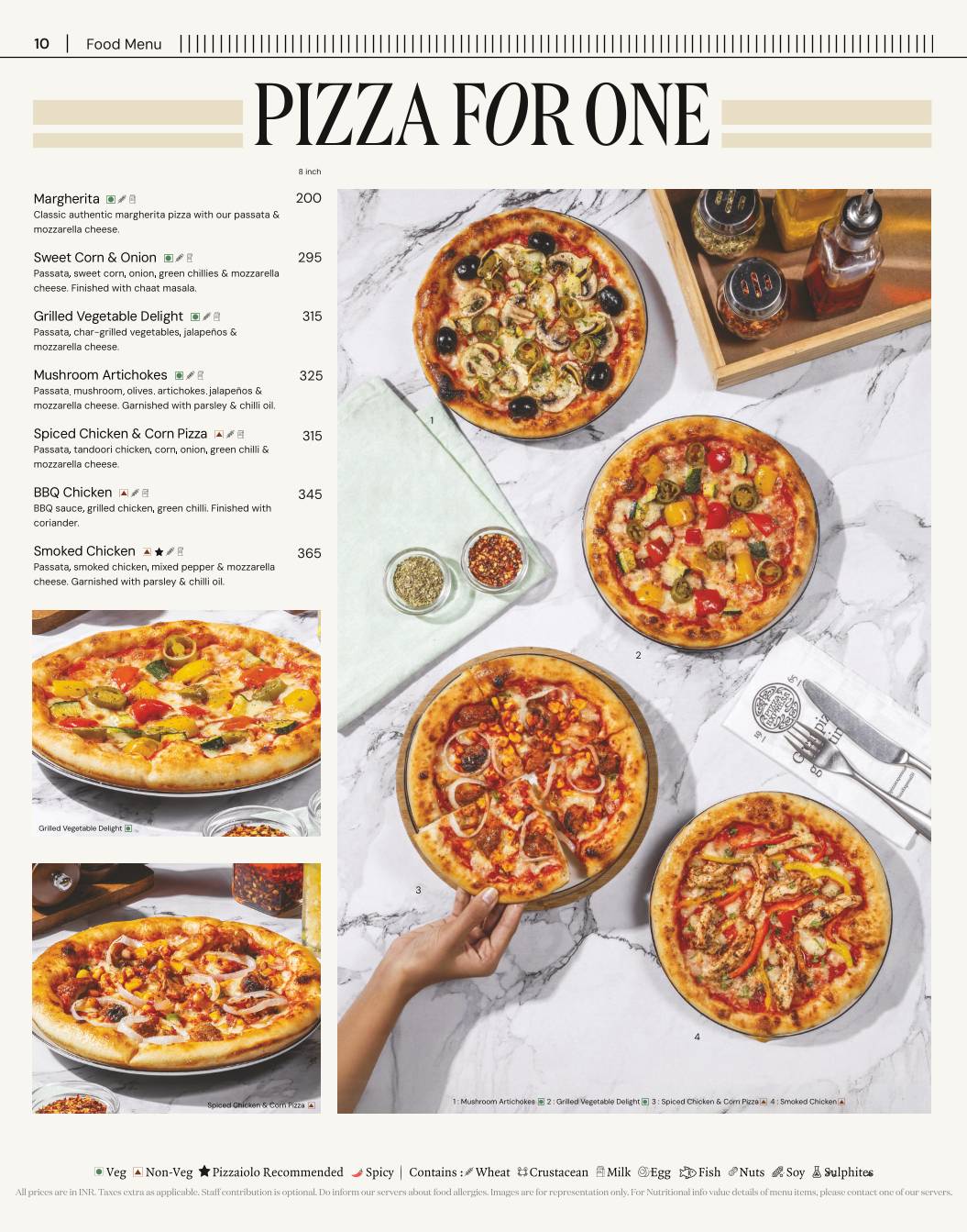 PizzaExpress menu