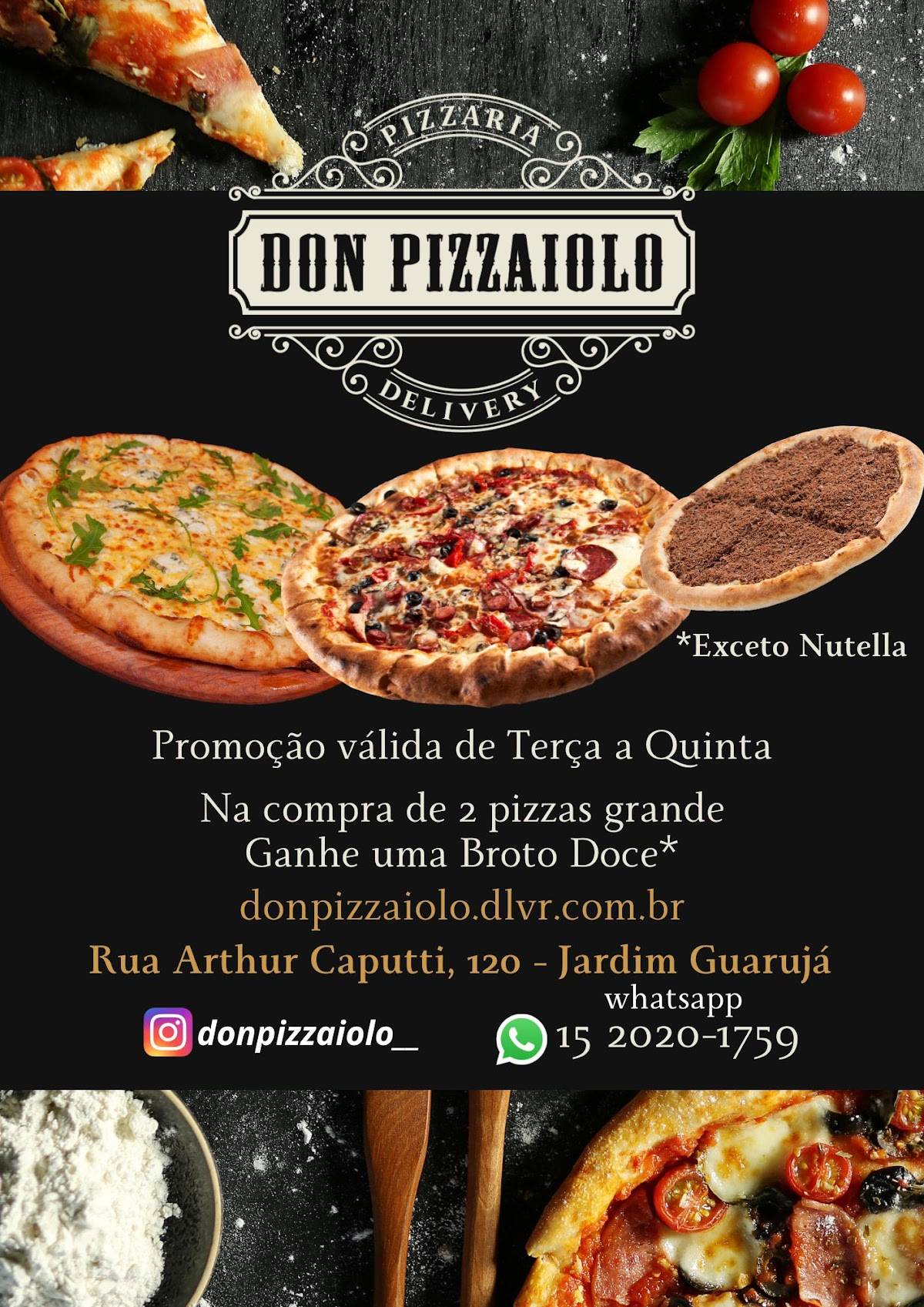 Pizzaria Don Pizzaiolo cardápio