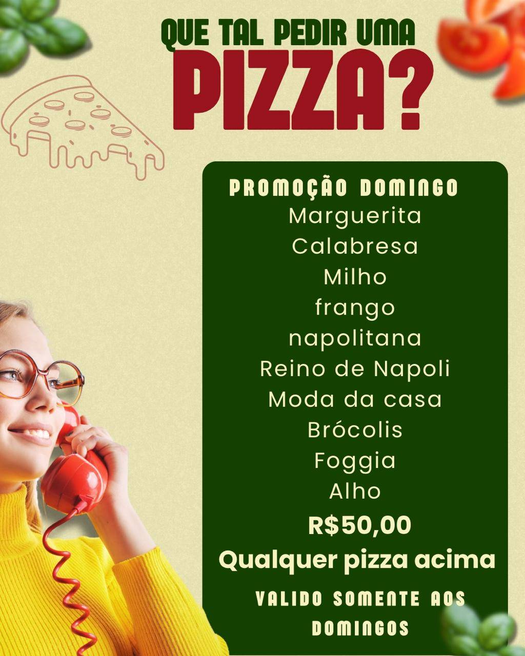 Pizzaria Tatuí cardápio