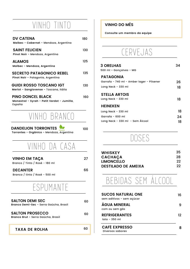 Pizzaria Arvorecer cardápio