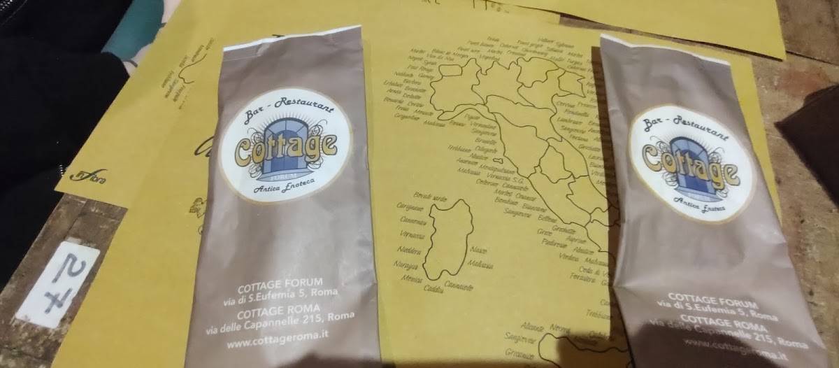 Menu di Cottage Forum 
