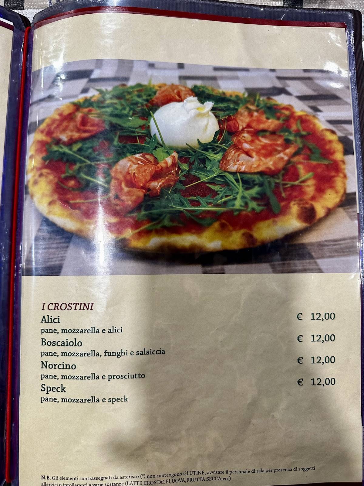 Menu di Il Brigantino 