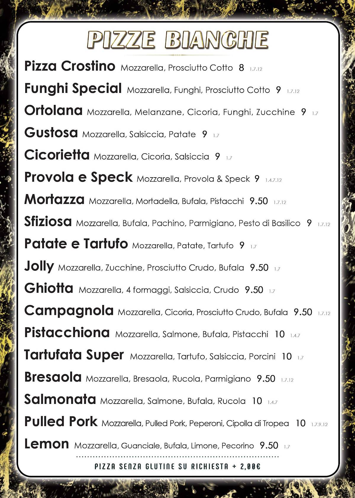 Menu di Jolly Ristorante Pizzeria 