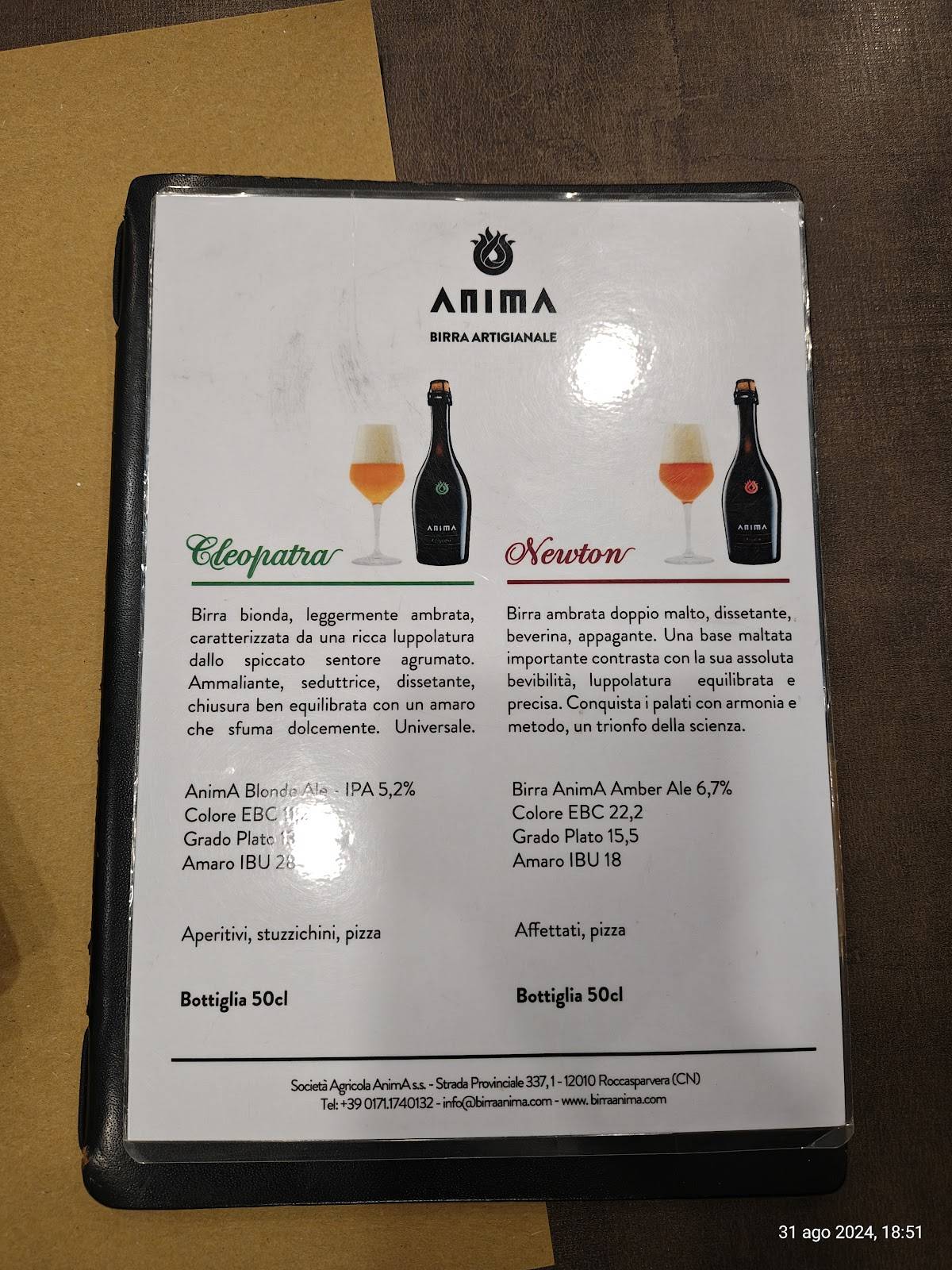 Menu di Pizzeria La Sueva 2.0 - Trocino 