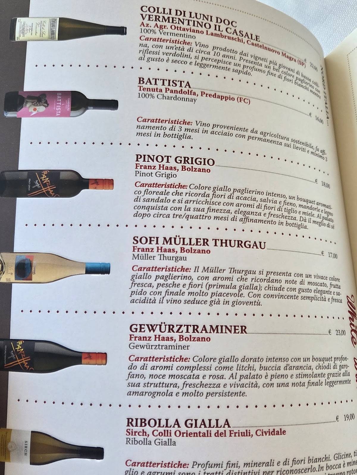 Menu di Osteria BardoVino 