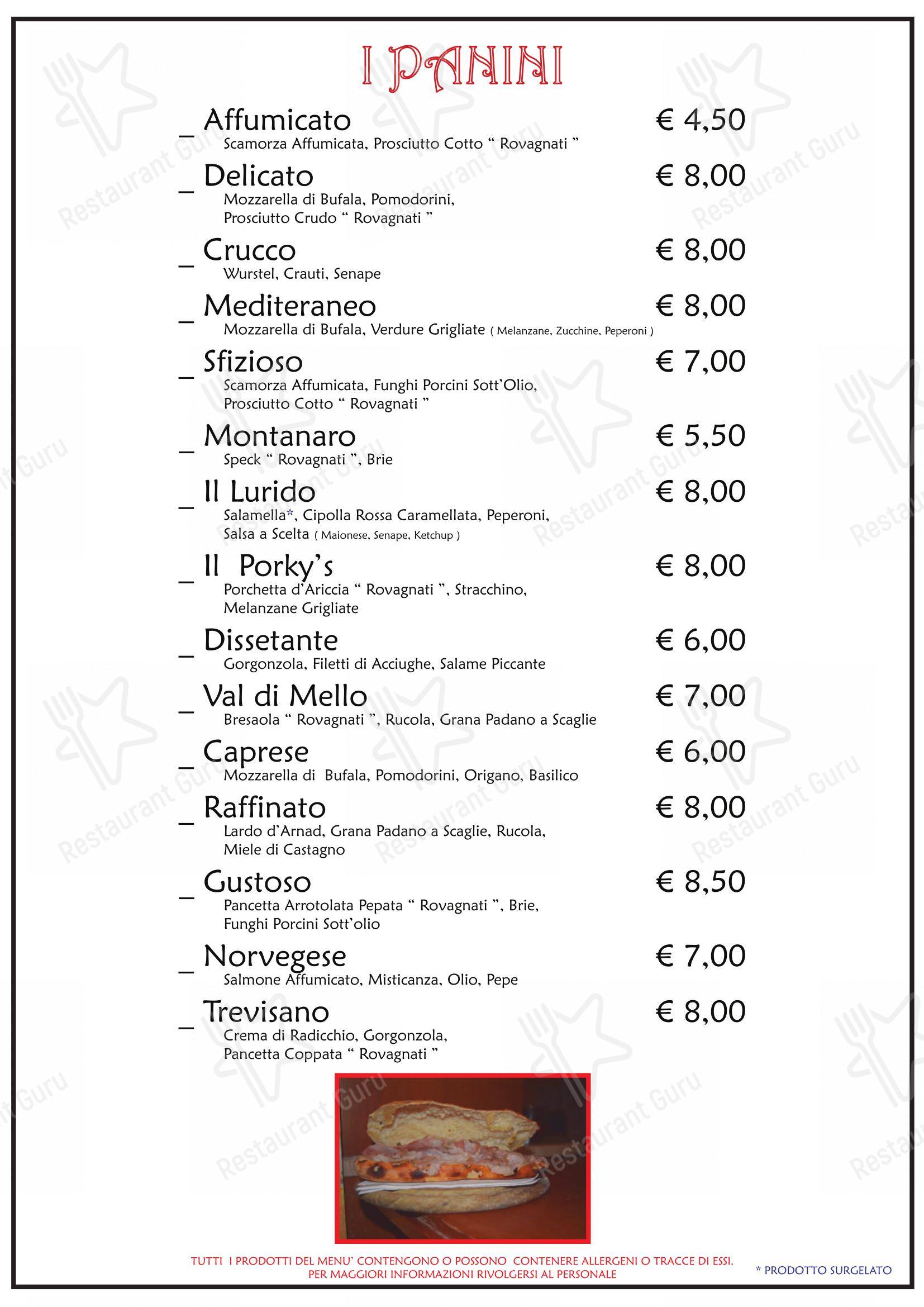 Menu per Pizzeria Pappa & Ciccia pizzeria