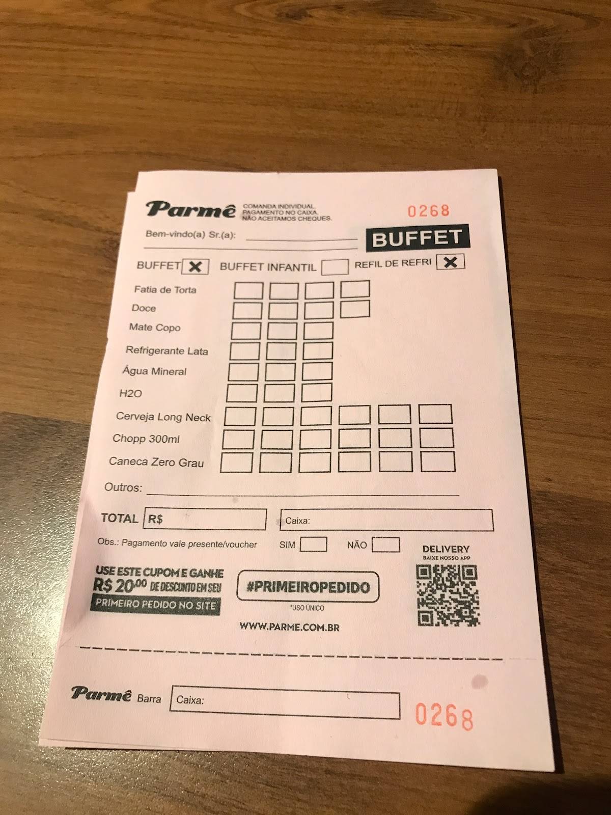 Pizzaria Parmê Barra cardápio