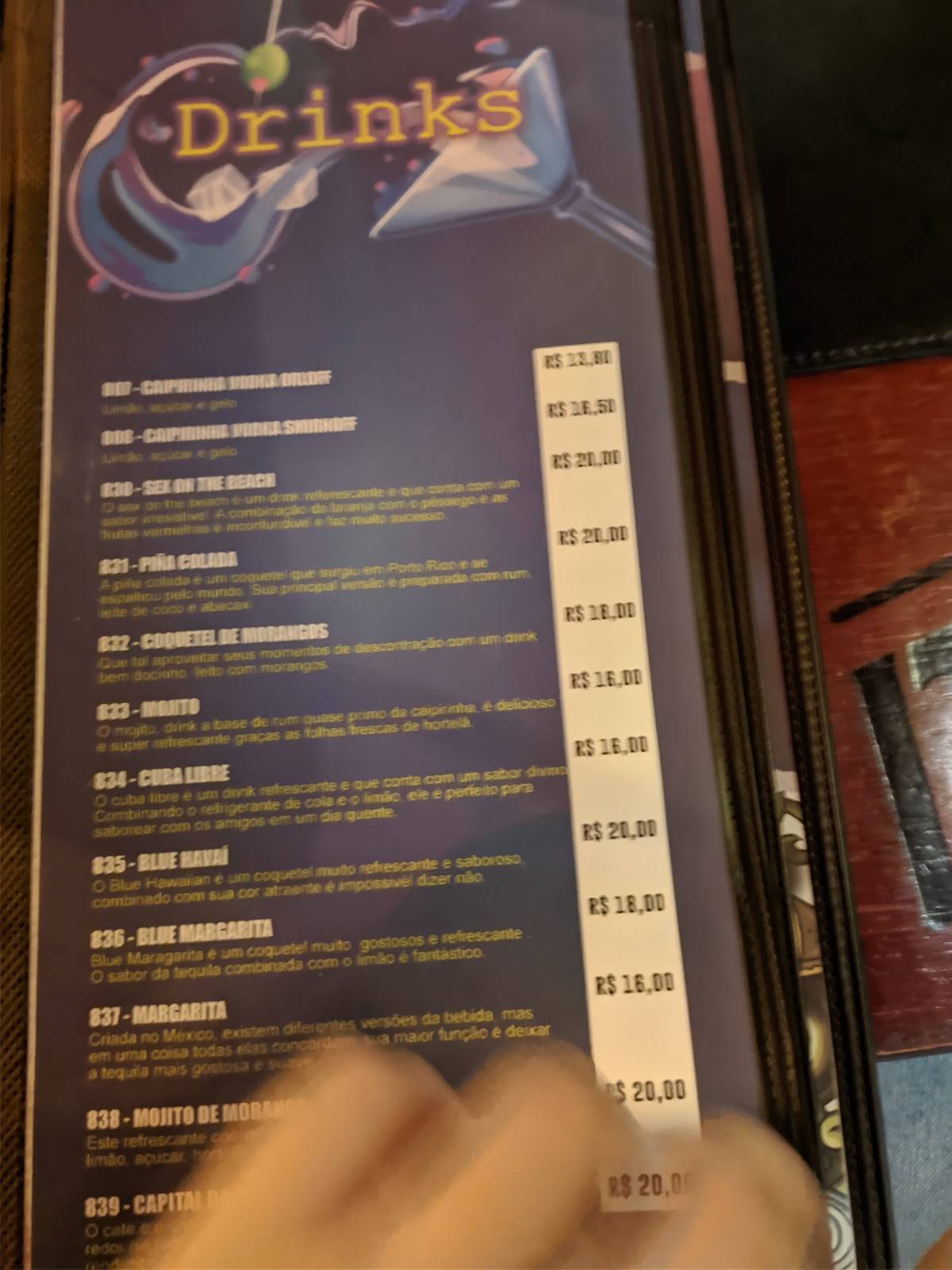 Pizzaria Sampa em Cacoal cardápio