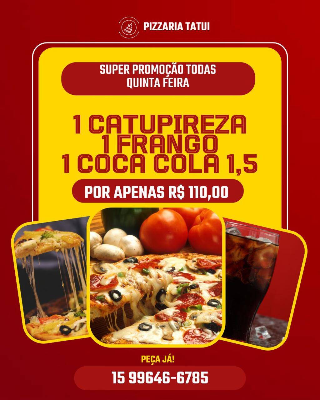 Pizzaria Tatuí cardápio
