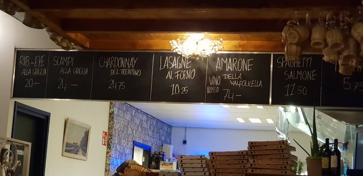 Menu de Pizzeria Ristorante Casanova