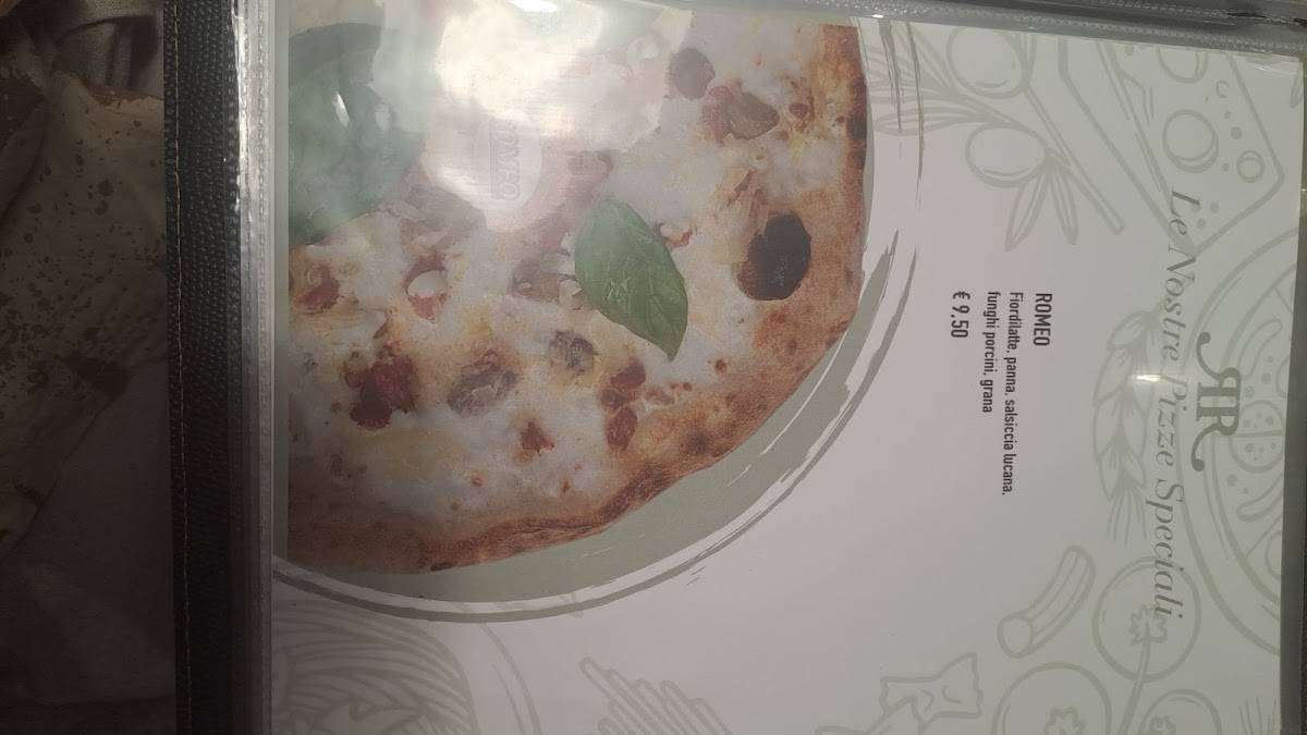 Menu di Romeo 