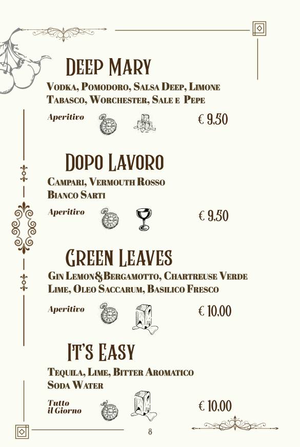 Menu di Please Be Quiet 