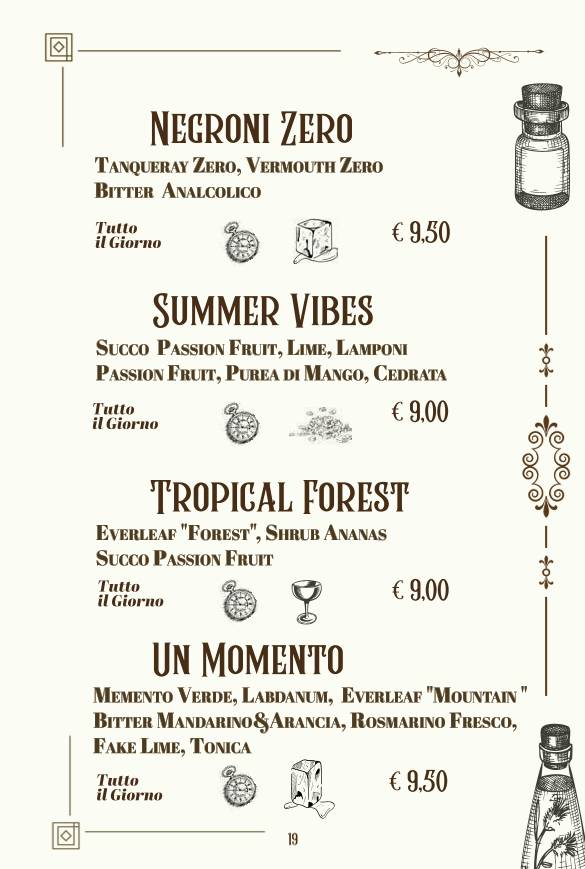 Menu di Please Be Quiet 