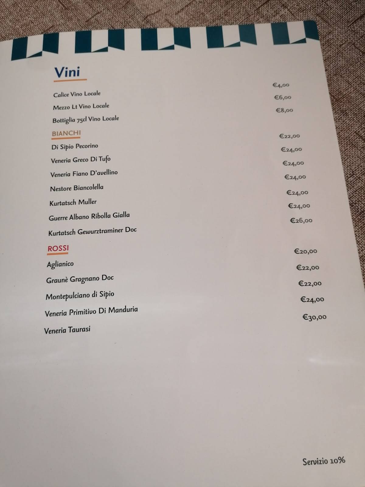 Menu di Pony Express Ristorante e Pizzeria 