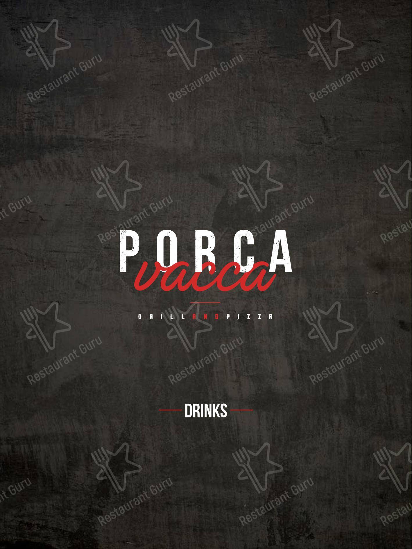 Menu per Porca Vacca in Dro