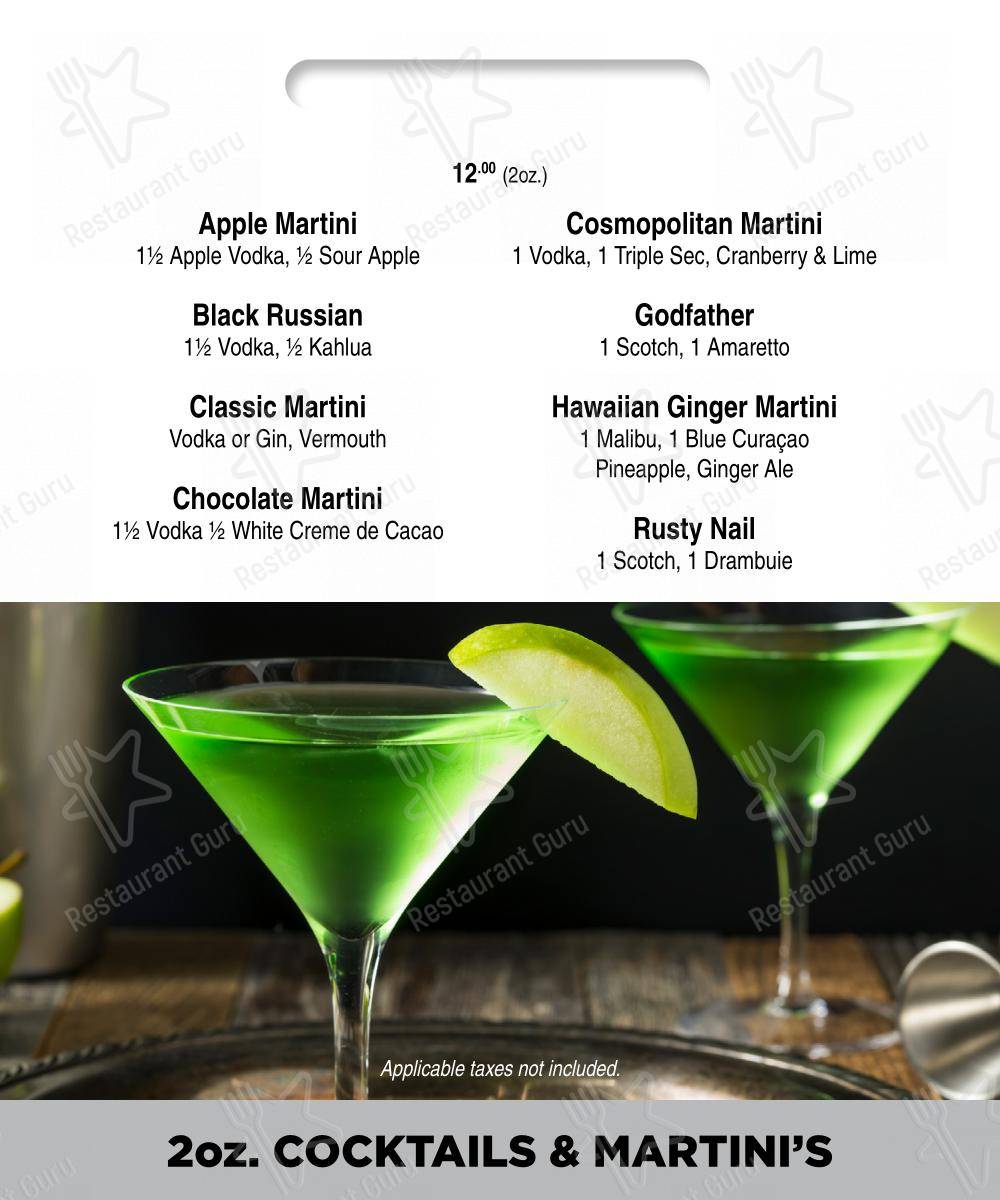 Découvrez le menu pour Portly Piper Pub Ajax