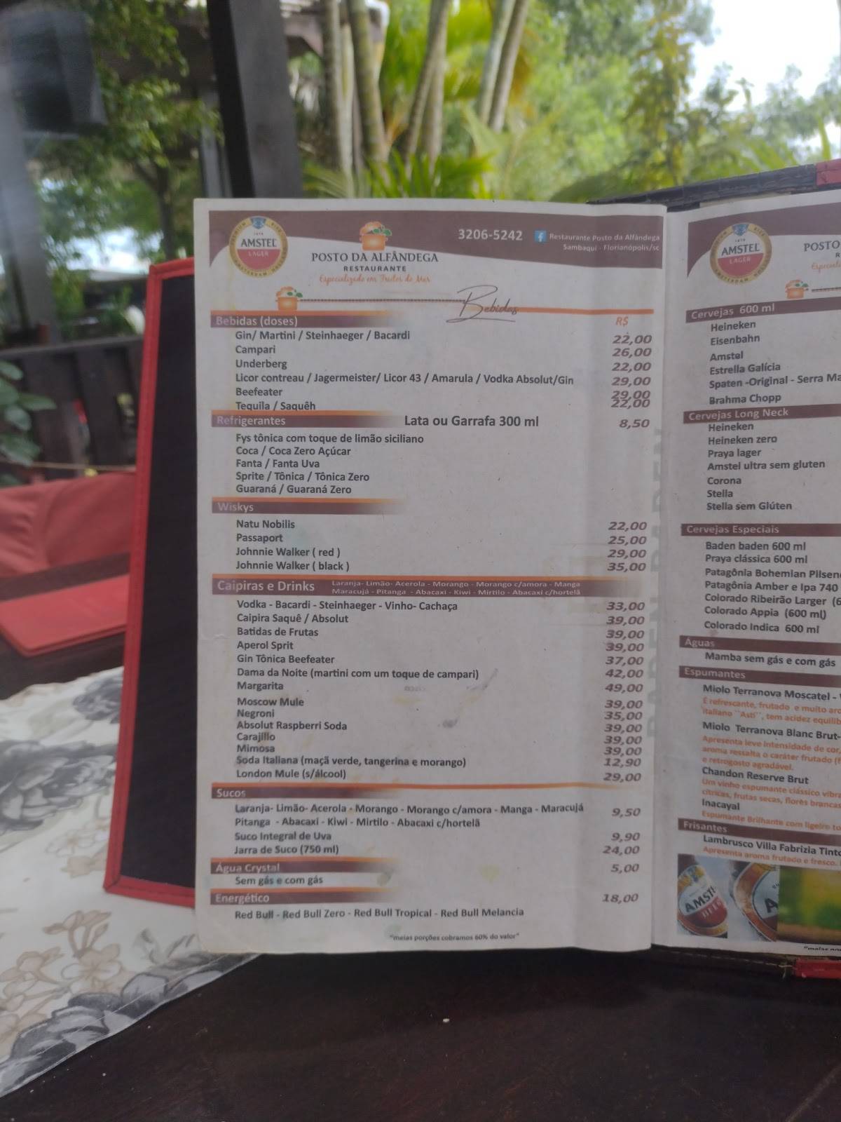 Posto da Alfândega cardápio