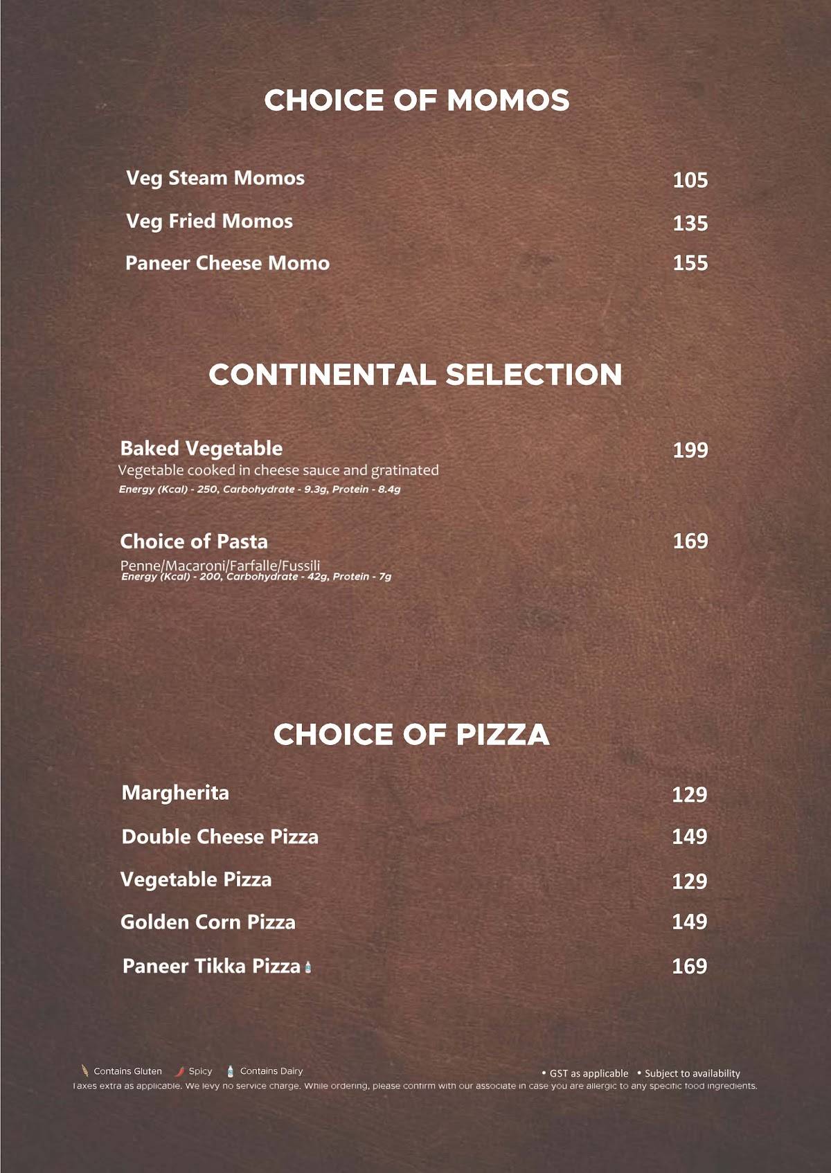 Prasadam Restaurant & Banquet, Jamnagar menu