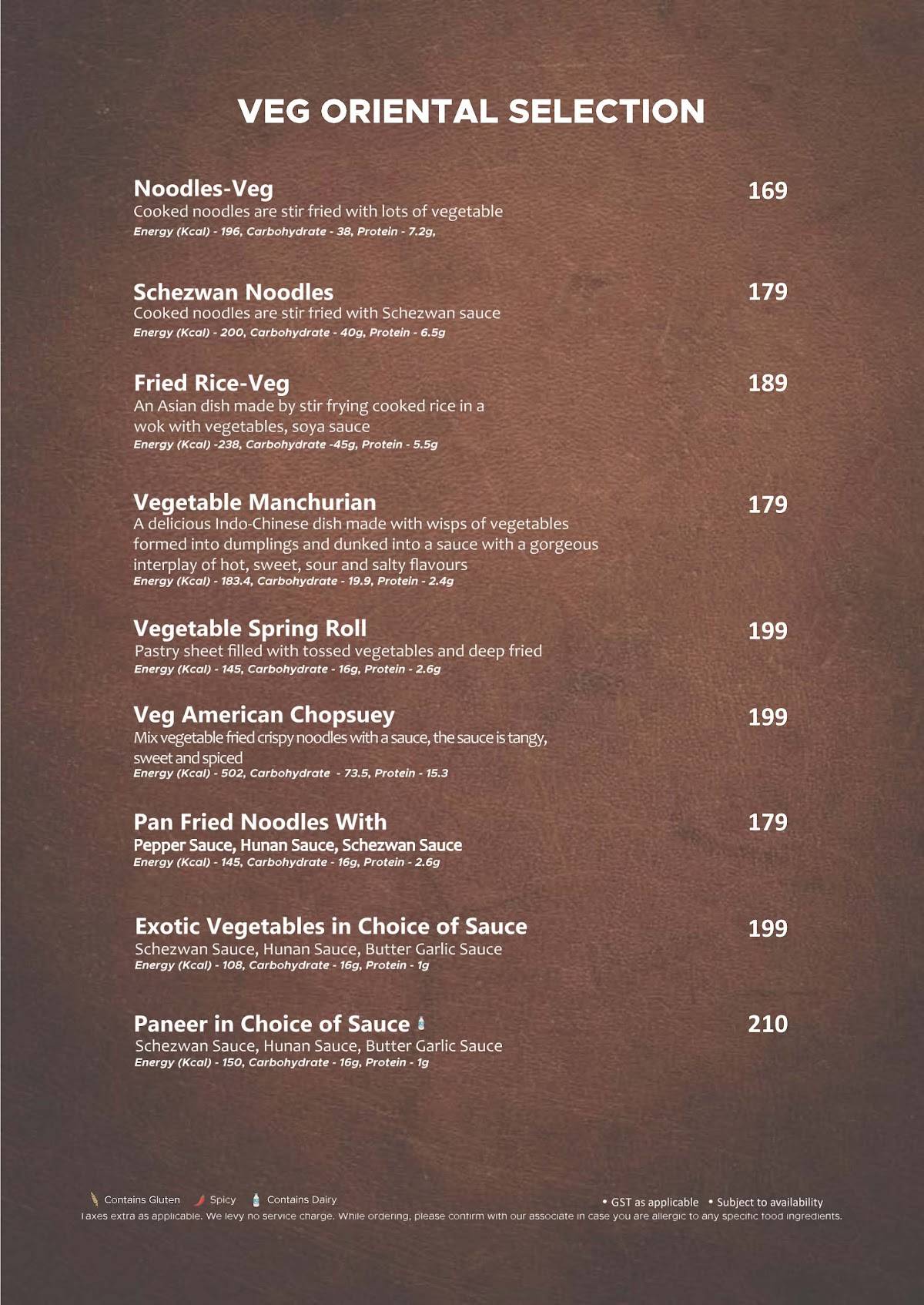 Prasadam Restaurant & Banquet, Jamnagar menu