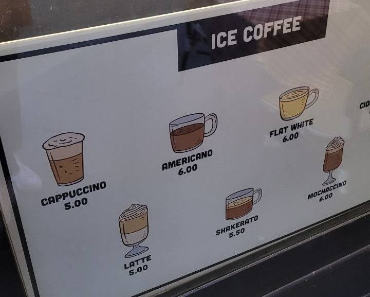 Menu di 1000 Coffee & Bakery 