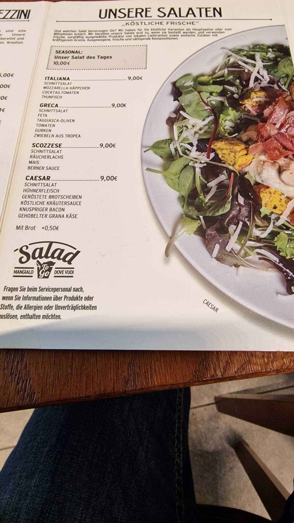 Menu di Bar Caffè Diemme Ipercity - Piano Terra 