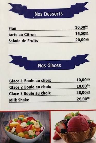 Menu de Café Picardi