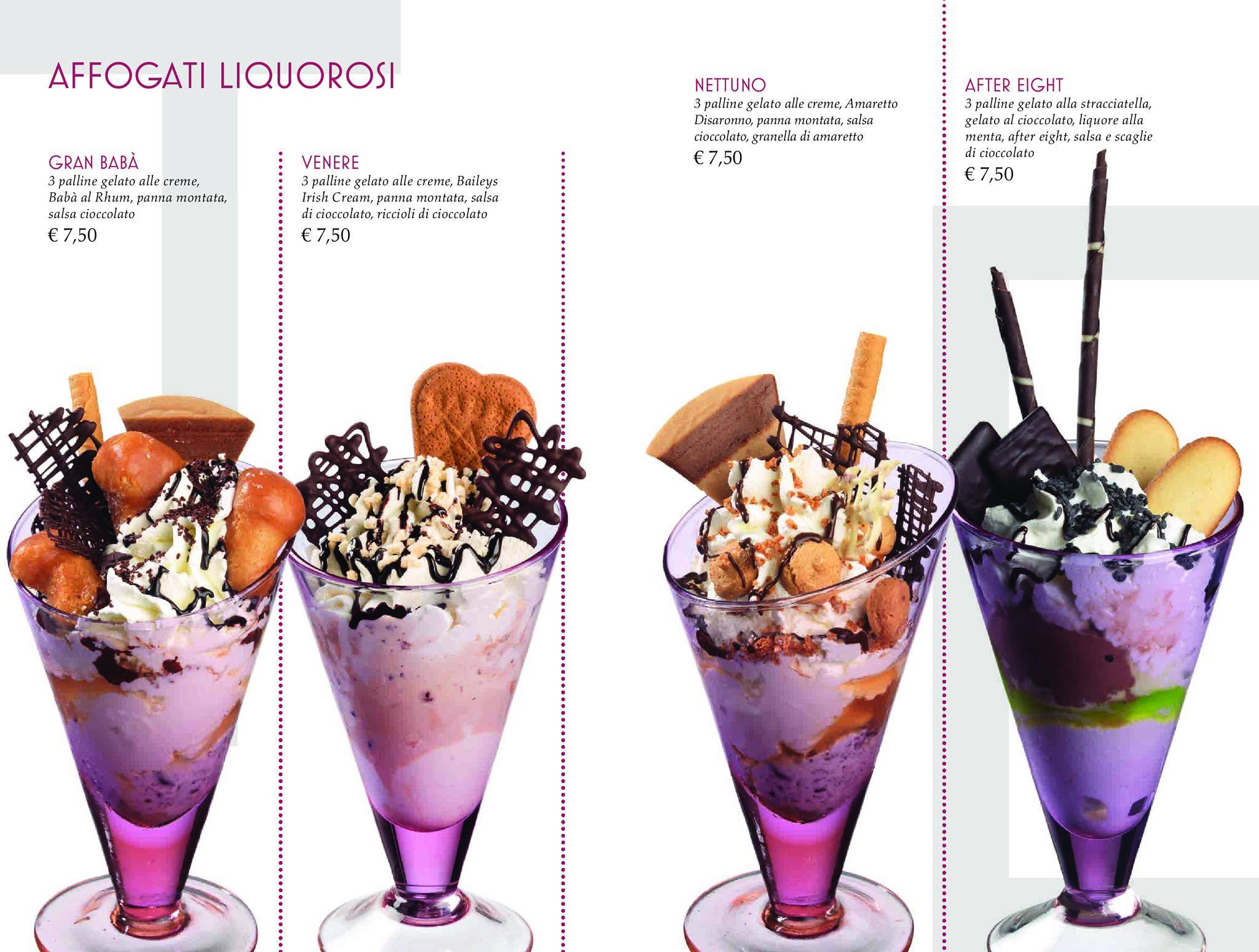 Menu di Latte & Stelle - Gelateria e Pasticceria 