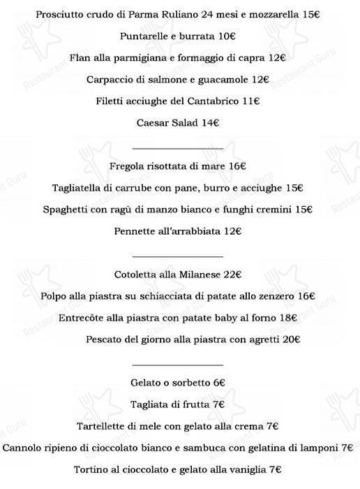 Menu di Mimmo 