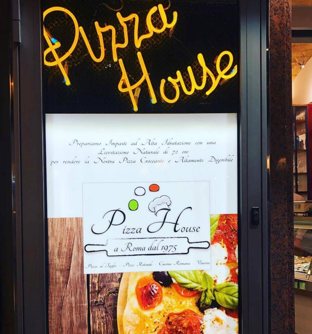 Menu de Pizza House a Roma dal 1975