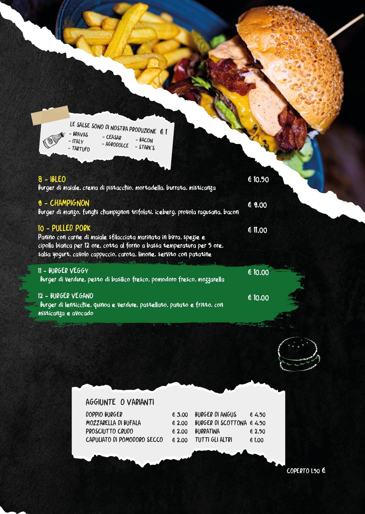 Menu di Stark's Cafè 