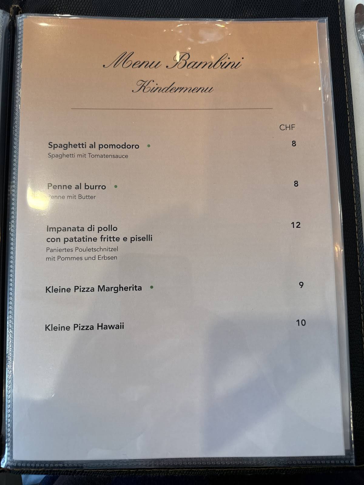 Menu di Viva Ristorante Pizzeria Da Giovanni 