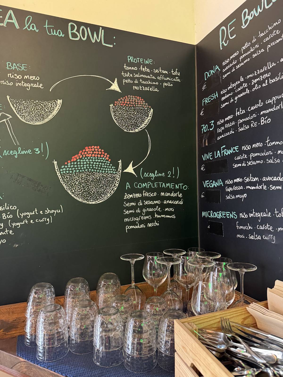 Menu di reLab local and organic 
