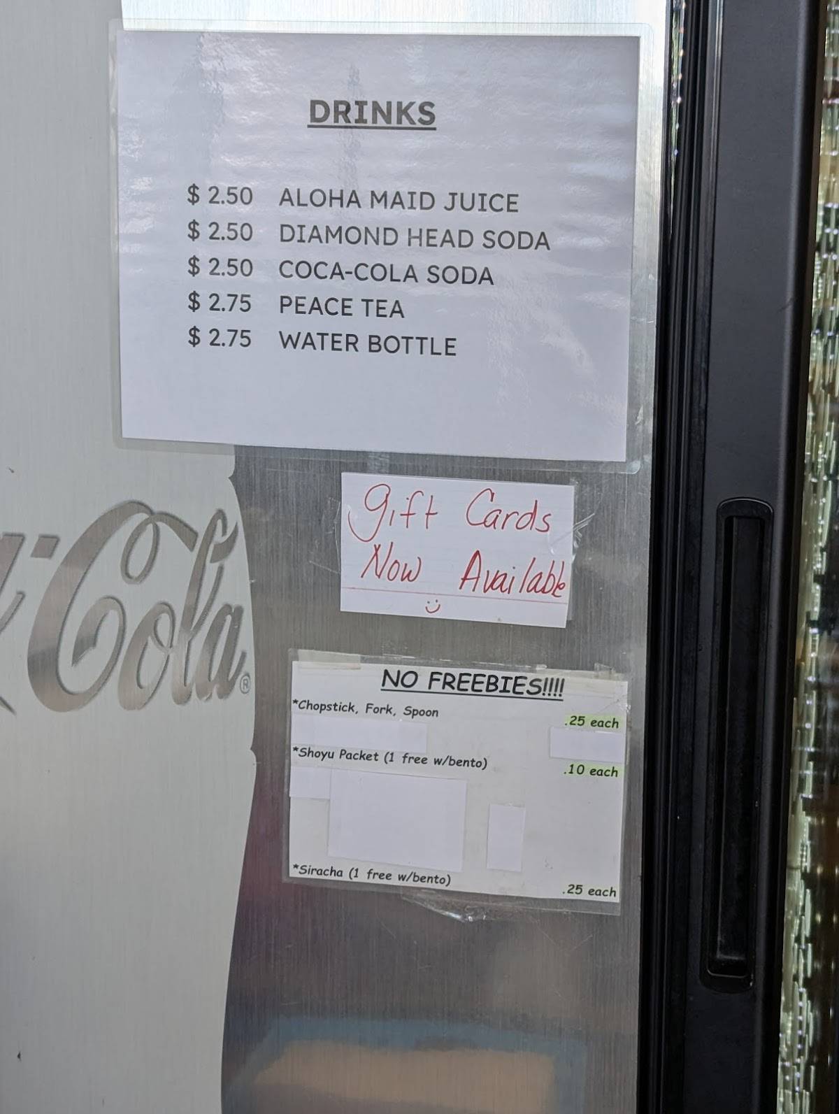 Menu at Puka Puka Kitchen restaurant, Hilo