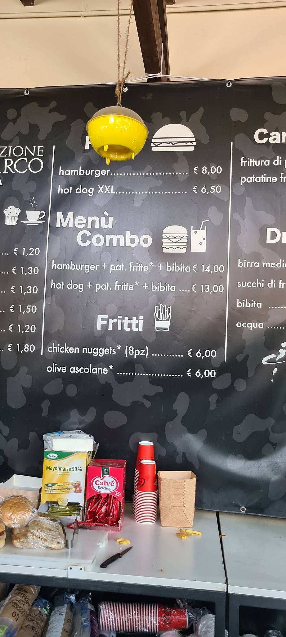 Menu di Punto ristoro Mascagni 