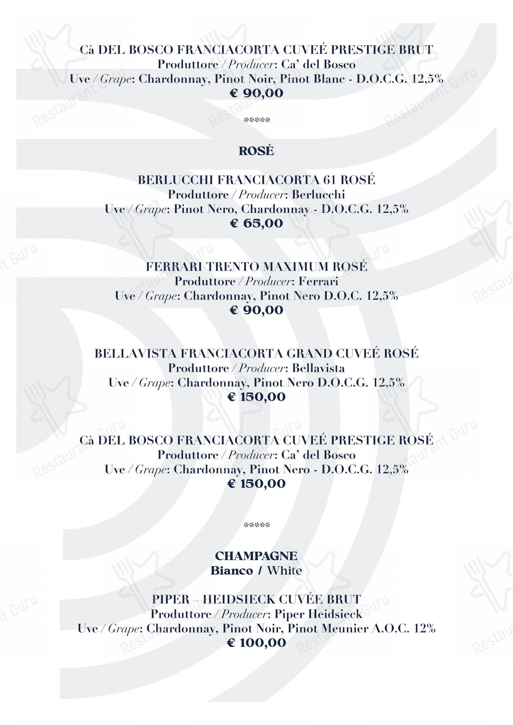 Takeaway Menu per BV Quarry Rooftop Terrace Matera - Restaurant Garden Inn pub & bar