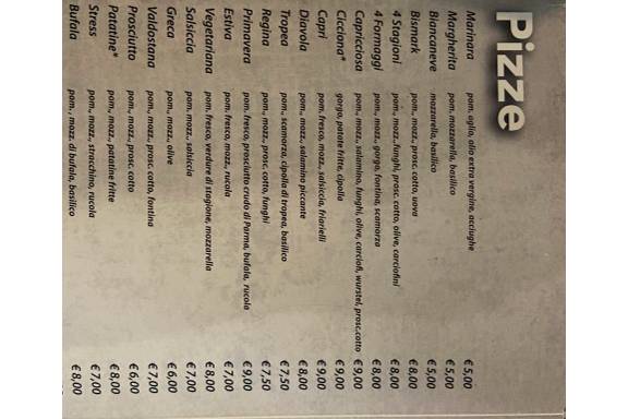 Menu di Quelli Che Ben Pensano 