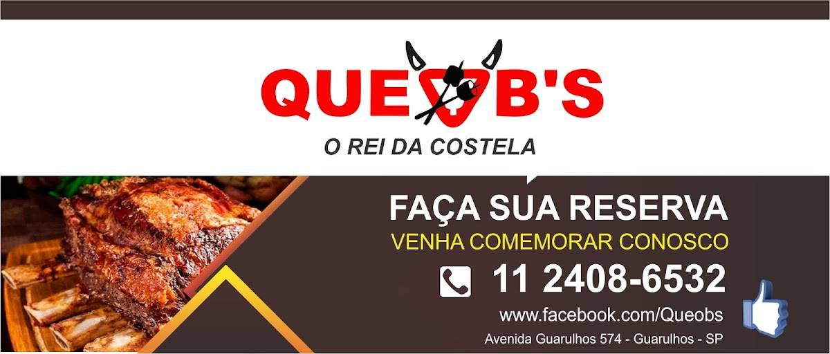 Menu em Queobs O Rei da Costela churrascaria, Guarulhos, Av. Guarulhos